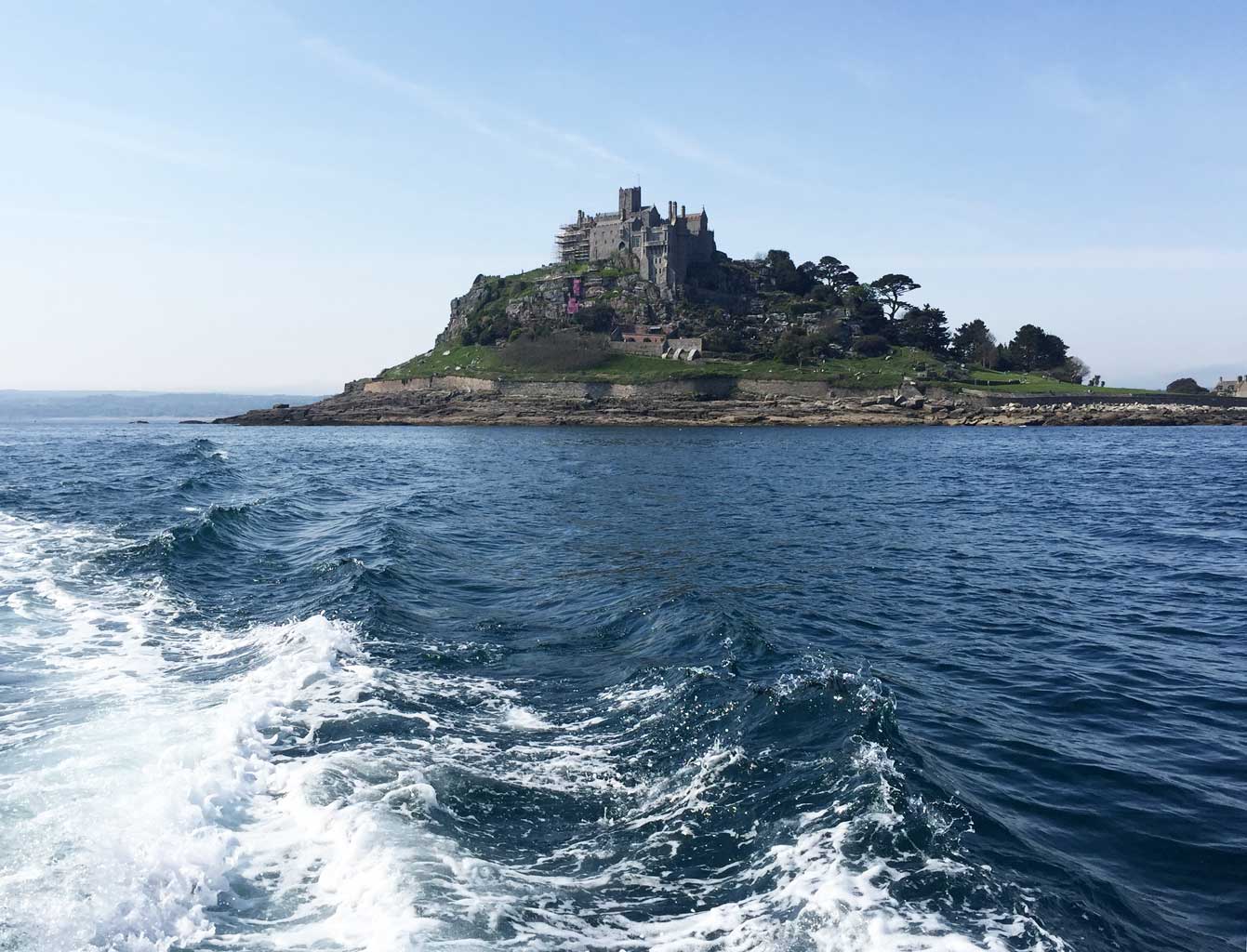 St Michael's Mount - taken on a boat trip from Pemzance (The Mermaid)